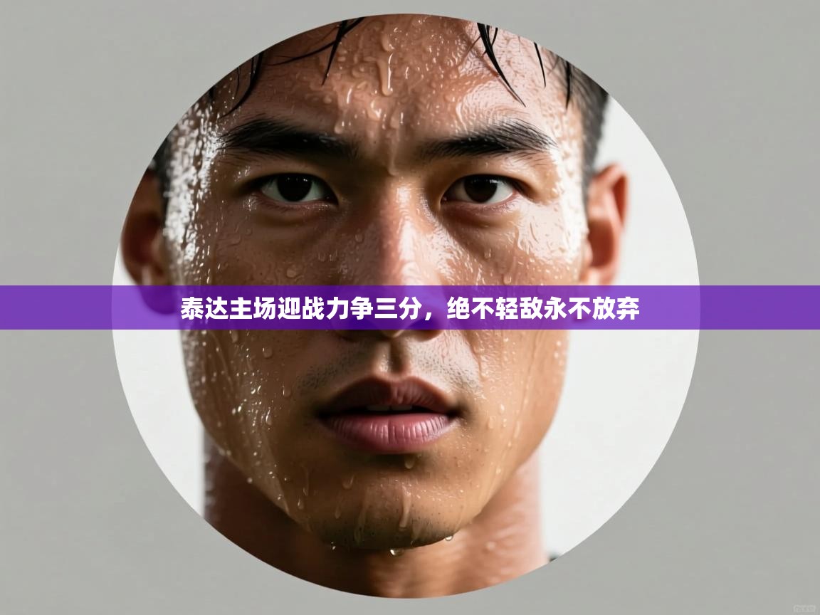 泰达主场迎战力争三分，绝不轻敌永不放弃  第2张